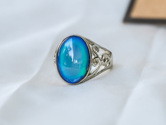 Limited Edition Oval Stone Mood Ring.