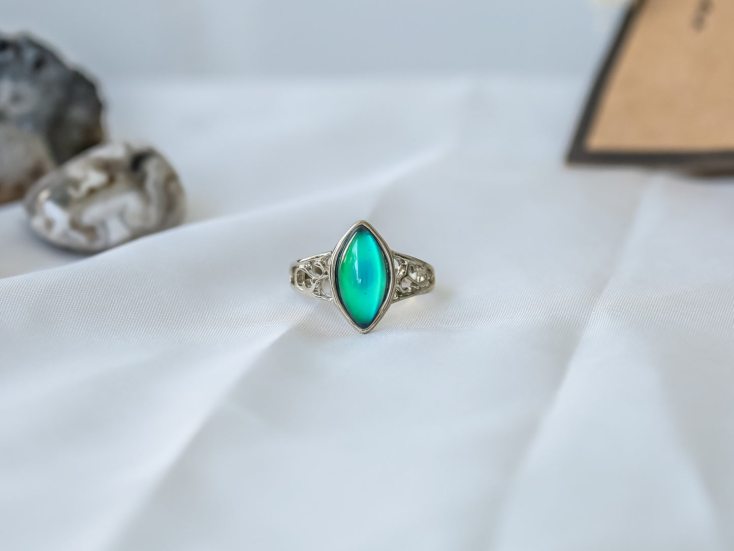 Limited Edition Horses Eye Stone Mood Ring.