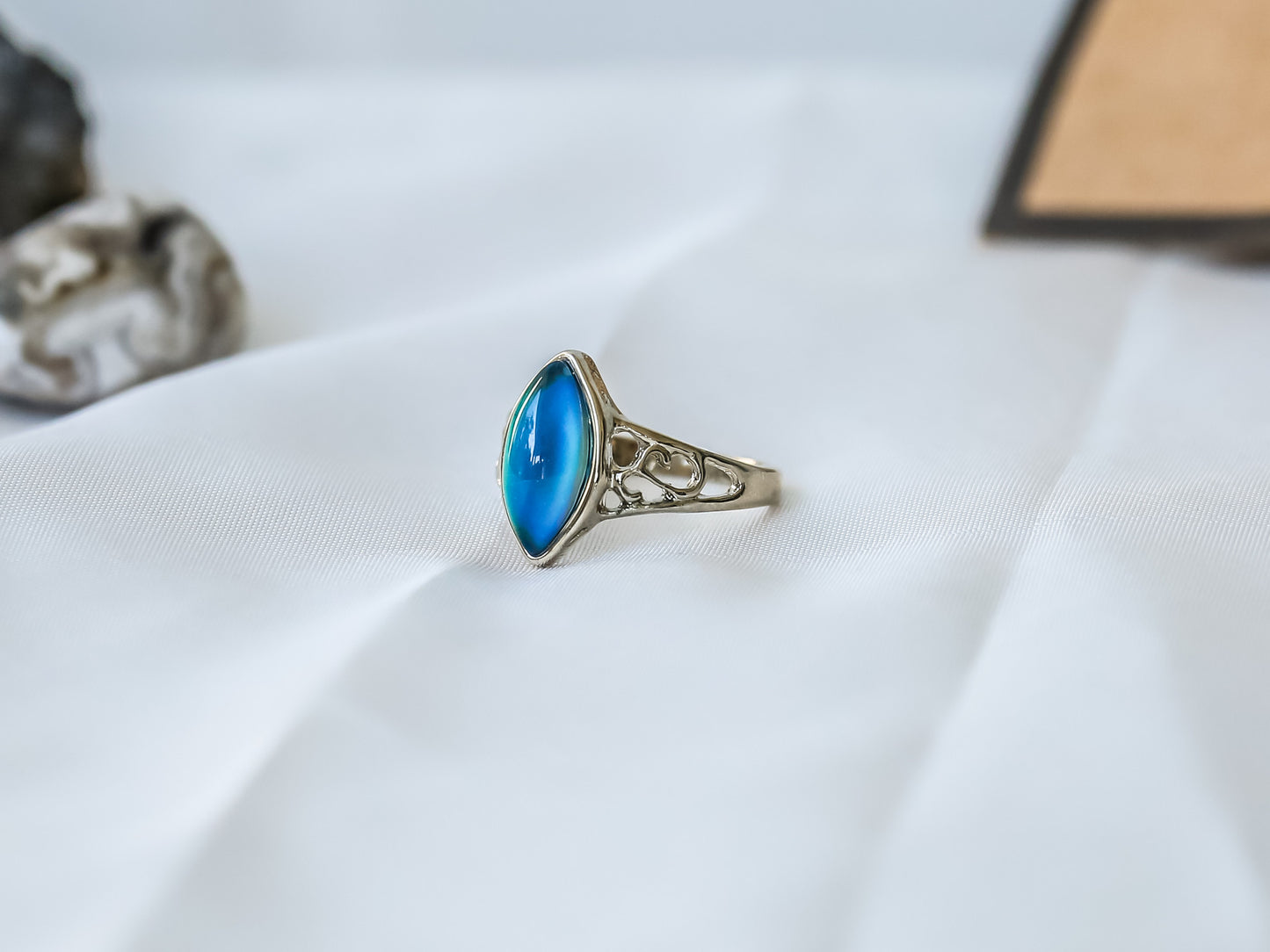 Limited Edition Horses Eye Stone Mood Ring.