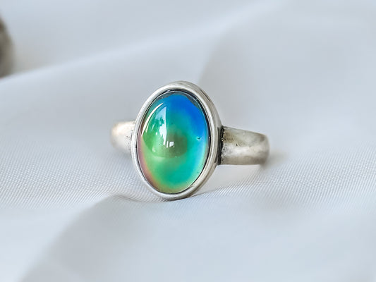 Bohemian Oval Shaped Mood Ring - Mitpaw