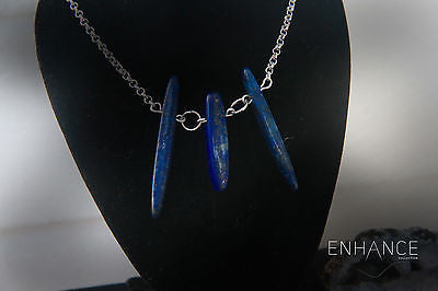 Natural Lapis Lazuli Necklace.
