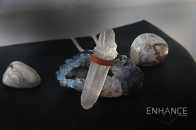 Natural Crystal Quartz Necklace.