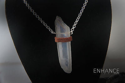 Natural Crystal Quartz Necklace.