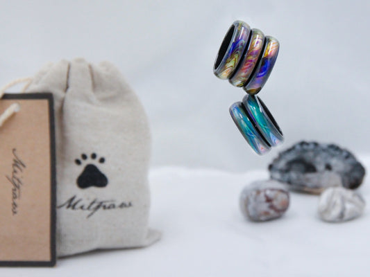Opalescent Magnetic Hematite Mood Ring - Mitpaw