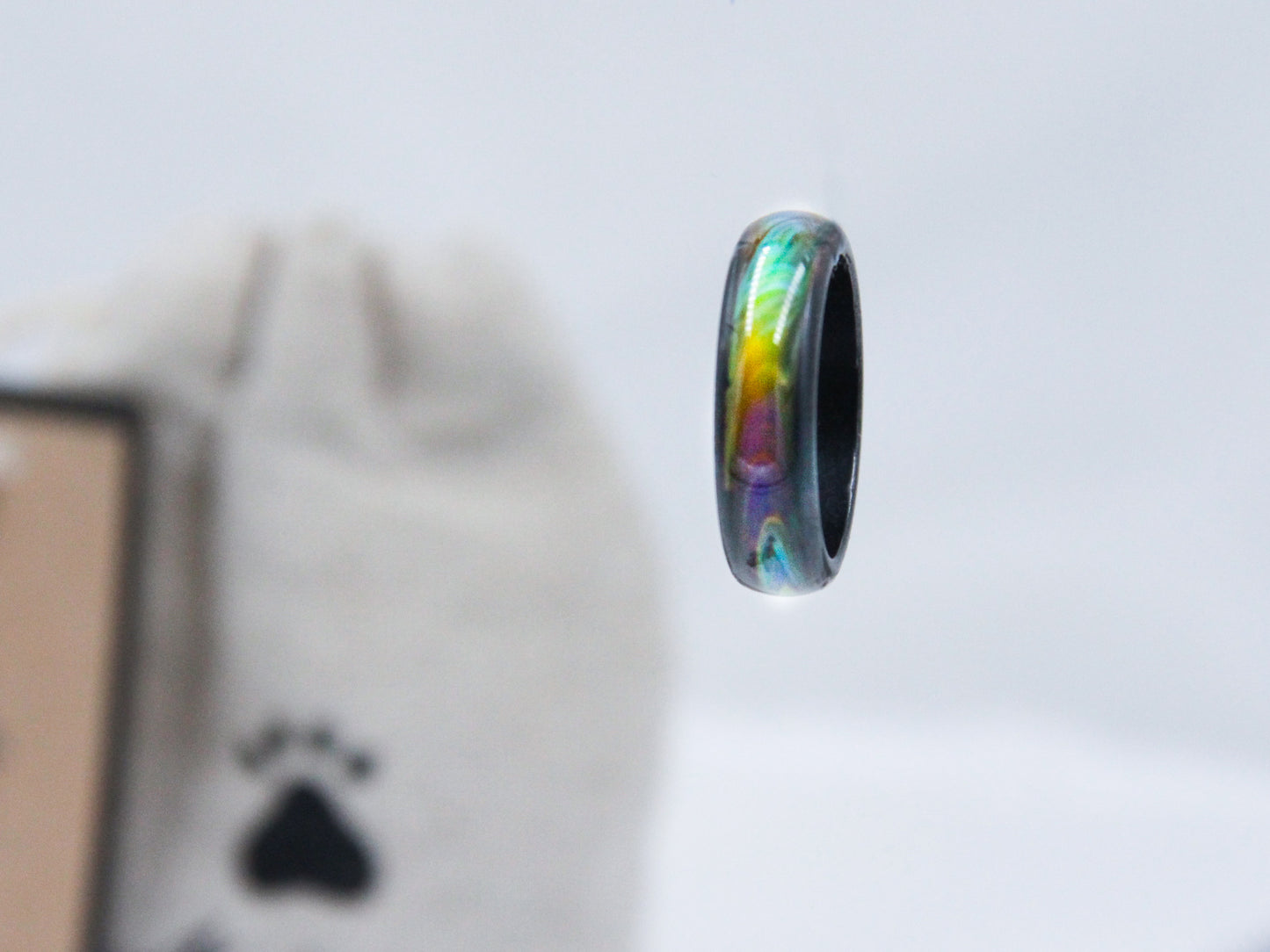 Opalescent Magnetic Hematite Mood Ring - Mitpaw