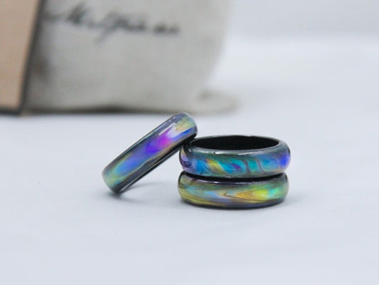 Opalescent Magnetic Hematite Mood Ring - Mitpaw