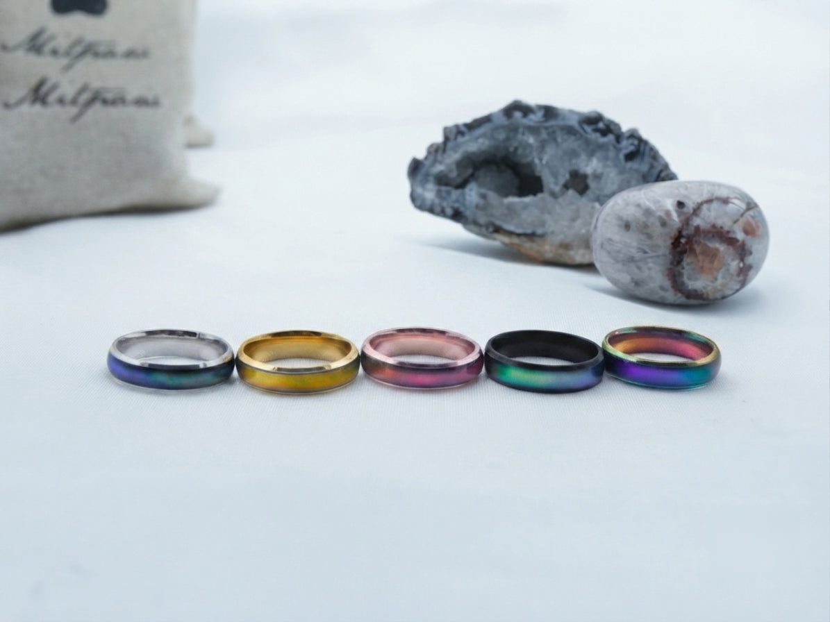 Stainless Steel Mood Rings