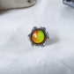 Silver Rose Mood Ring with Iconic Features