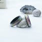Genuine Black Agate Colour Changing Mood Ring