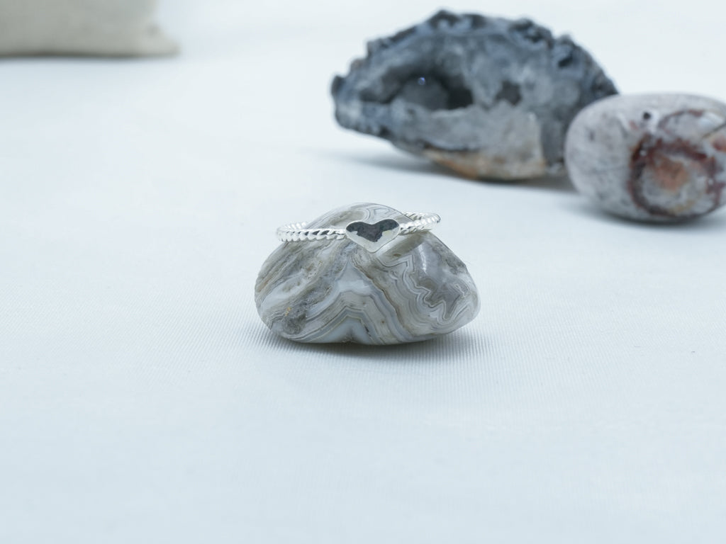 Silver Plated Heart Ring
