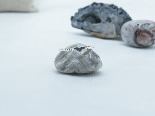 Silver Plated Heart Ring