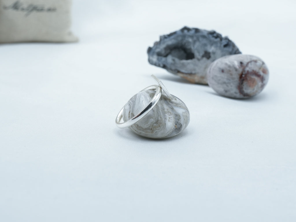 Silver Plated Triangle Ring