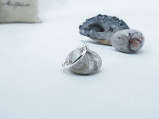 Silver Plated Triangle Ring