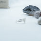 Silver Plated Triangle Ring