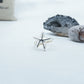 925 Sterling Silver Sea Star Inspired Ring
