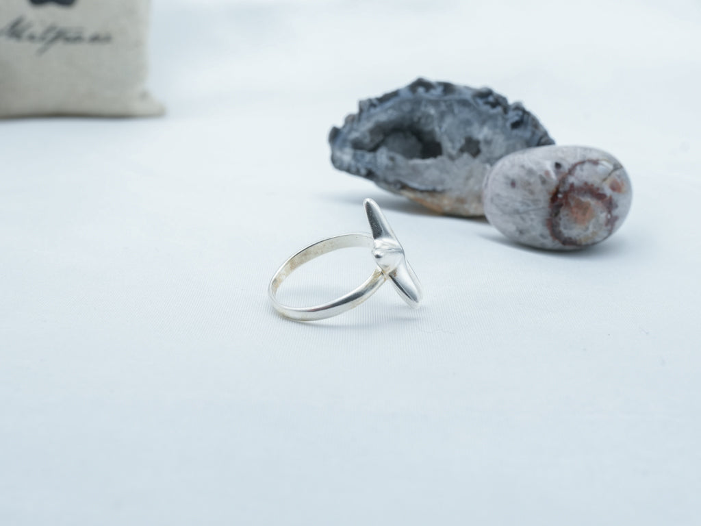 925 Sterling Silver Sea Star Inspired Ring