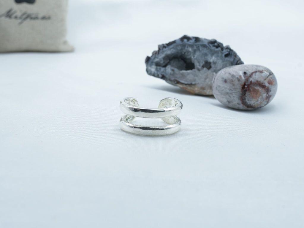 925 Sterling Silver Layered Inspired Ring