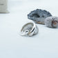 925 Sterling Silver Water Drop Inspired Ring