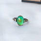 Antique Gold Plating Oval Borderless Stone Mood Ring
