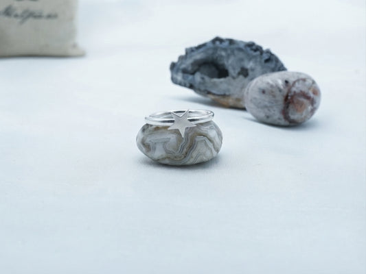 Silver Plated Star Ring