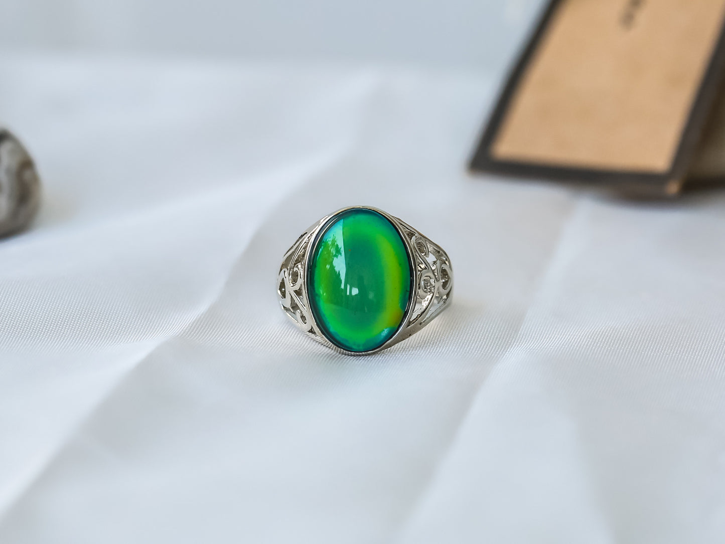 Limited Edition Oval Stone Mood Ring.