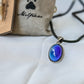 Bohemian Silver Oval Shaped Mood Pendant Necklace - Mitpaw