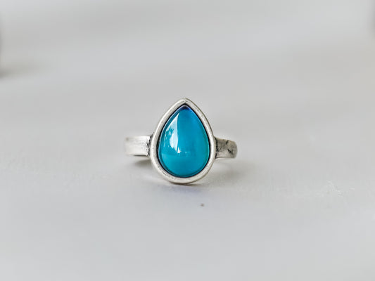 Bohemian Water Drop Shaped Mood Ring - Mitpaw