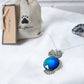 Vintage Owl Colour Changing Necklace with 925 Silver Chain - Mitpaw