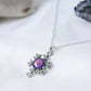 Vintage Snowflake Colour Changing Necklace with 925 Silver Chain - Mitpaw
