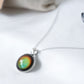 Vintage Compass Circle Colour Changing Necklace with 925 Silver Chain - Mitpaw