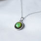 Vintage Round Colour Changing Necklace with 925 Silver Chain - Mitpaw