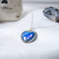 Vintage Heart Colour Changing Necklace with 925 Silver Chain - Mitpaw