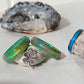 St. Patricks Day Special 2x Green Agate & Thin Colour Changing Mood Rings +More! - Mitpaw