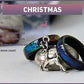 Christmas Special 1x Genuine Black Agate & 1x Hematite Mood Ring.