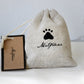 Silver Plated Heart Ring + Canvas Gift Bag - Mitpaw